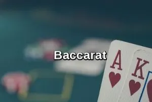 Baccarat table